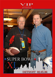 2006 Super Bowl Guest Speaker HOF Steve Largent Commemorative Photo             